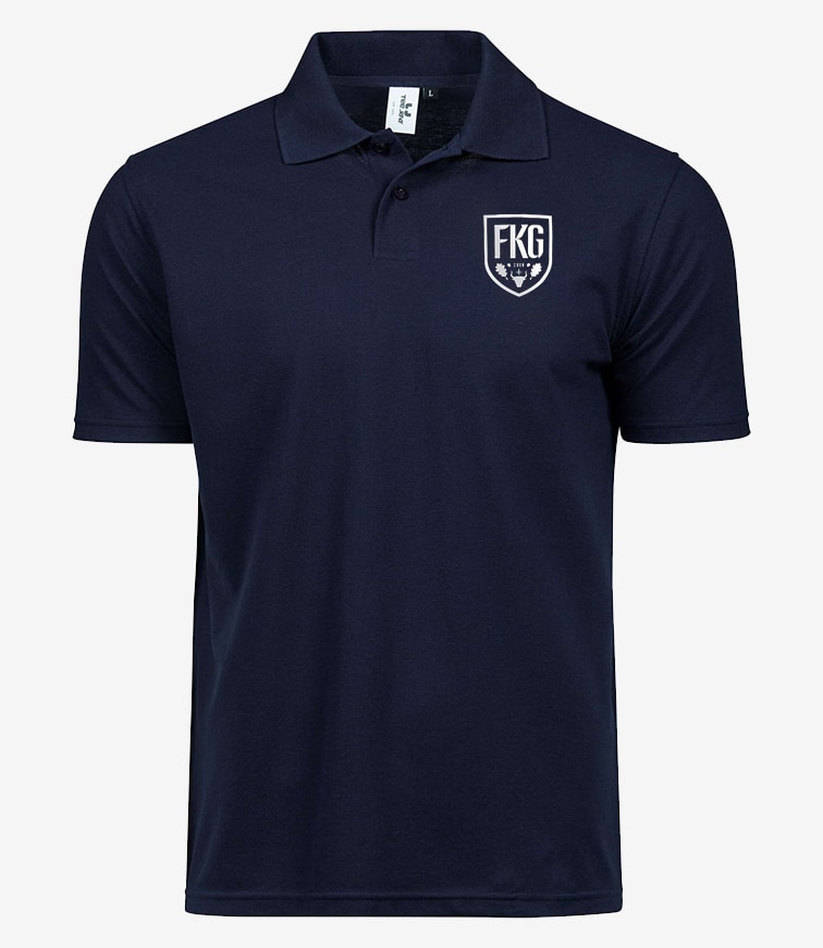 FKG POLO marškinėliai. Firminiai FK Garliava POLO marškinėliai su logotipu. Galima rinktis iš įvarių dydžių, bei raudoną ar mėlyną spalvą.