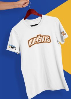 "Kupiškis" balti marškinėliai