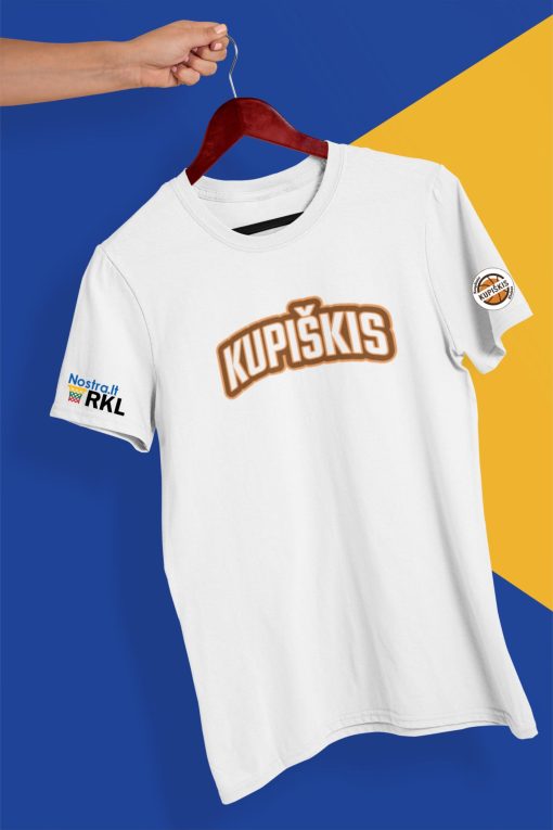 "Kupiškis" balti marškinėliai