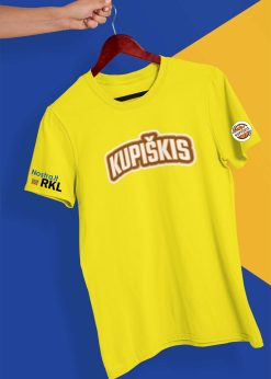 "Kupiškis" geltoni marškinėliai