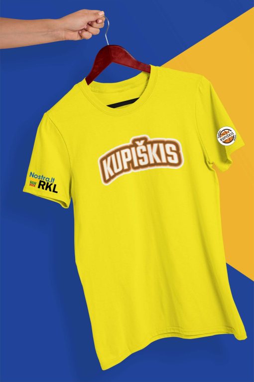 "Kupiškis" geltoni marškinėliai
