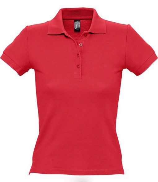 Kauno raj. Raudondvario gimnazijos polo moteriški marškinėliai - Image 2