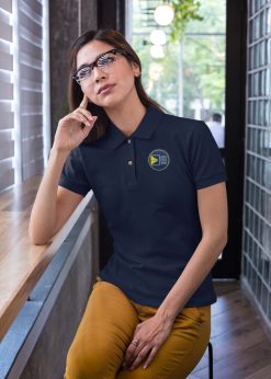 Kauno S.Dariaus ir S.Girėno gimnazijos moteriški polo marškinėliai su antsiuvu