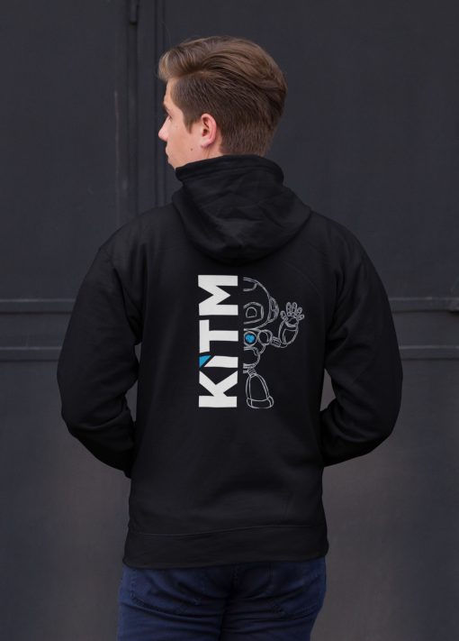 KiTM unisex džemperis su logo priekyje ir nugaroje