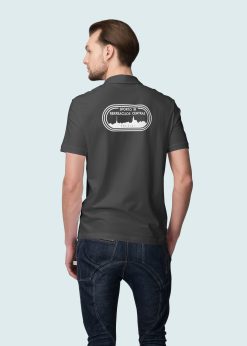 TSRC Polo marškinėliai su spauda nugaroje