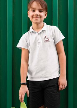 Alternative view of Kauno Gedimino sporto ir sveikatinimo gimnazija polo marškinėliai