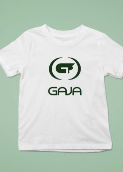 Vaikiški marškinėliai "Gaja" sporto mokykla, logo priekyje