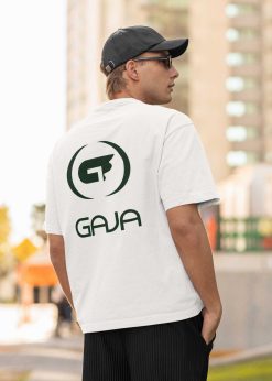 Alternative view of Oversize marškinėliai "Gaja" sporto mokykla, didelis logo nugaroje