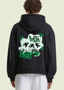 Alternative view of Oversize bliuzonas su gobtuvu "Gaja" sporto mokykla