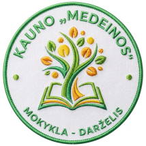 Kauno „Medeinos” mokykla-darželis emblema 7,5cm